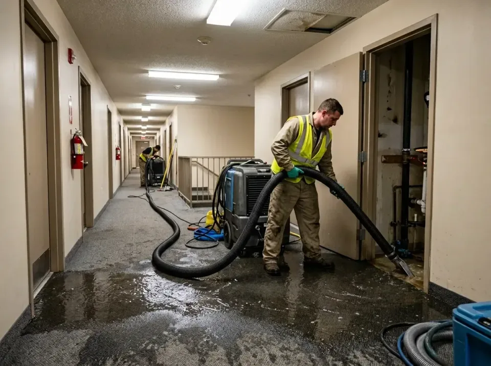 multi-unit-apartment-hallway-f-005 — frequently asked questions, Emergency Burst Pipe Water Extraction & Removal in Underwoo…